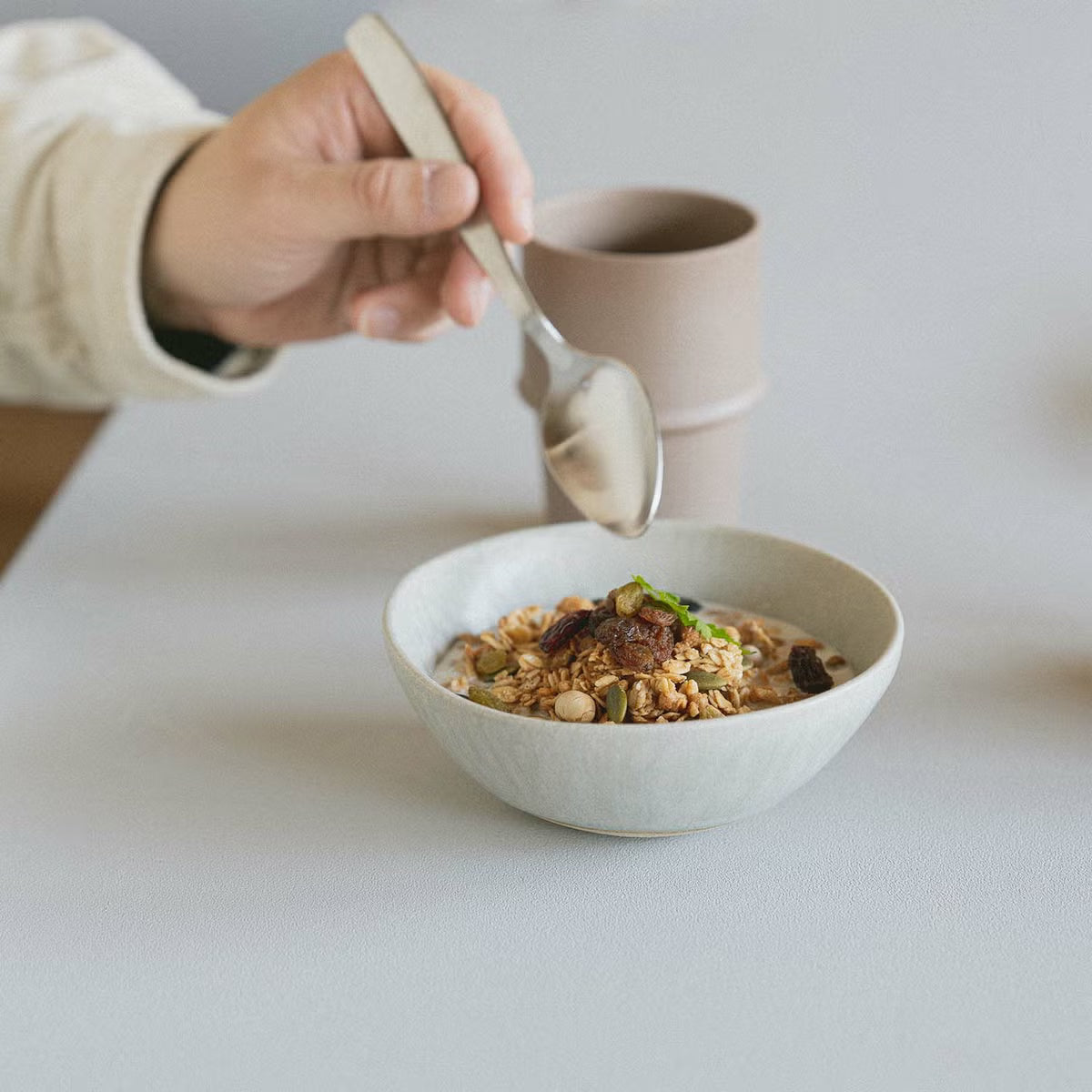 Shigaraki Ware Cereal Bowl 14cm