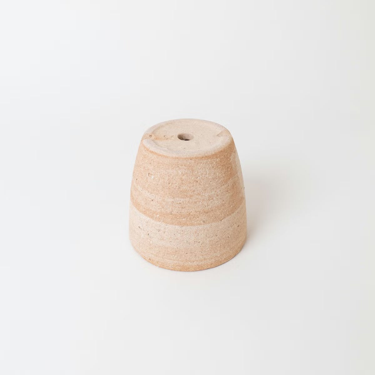 Shigaraki Ware Planter Pot (Size 4) and Saucer Set "HIBI"