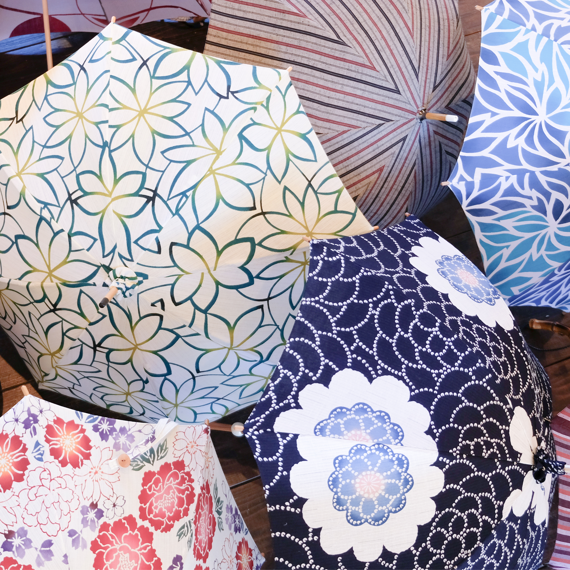 着物リメイク日傘 静岡で創業107年老舗傘屋がつくる伝統工芸傘「仁心 -nico-」