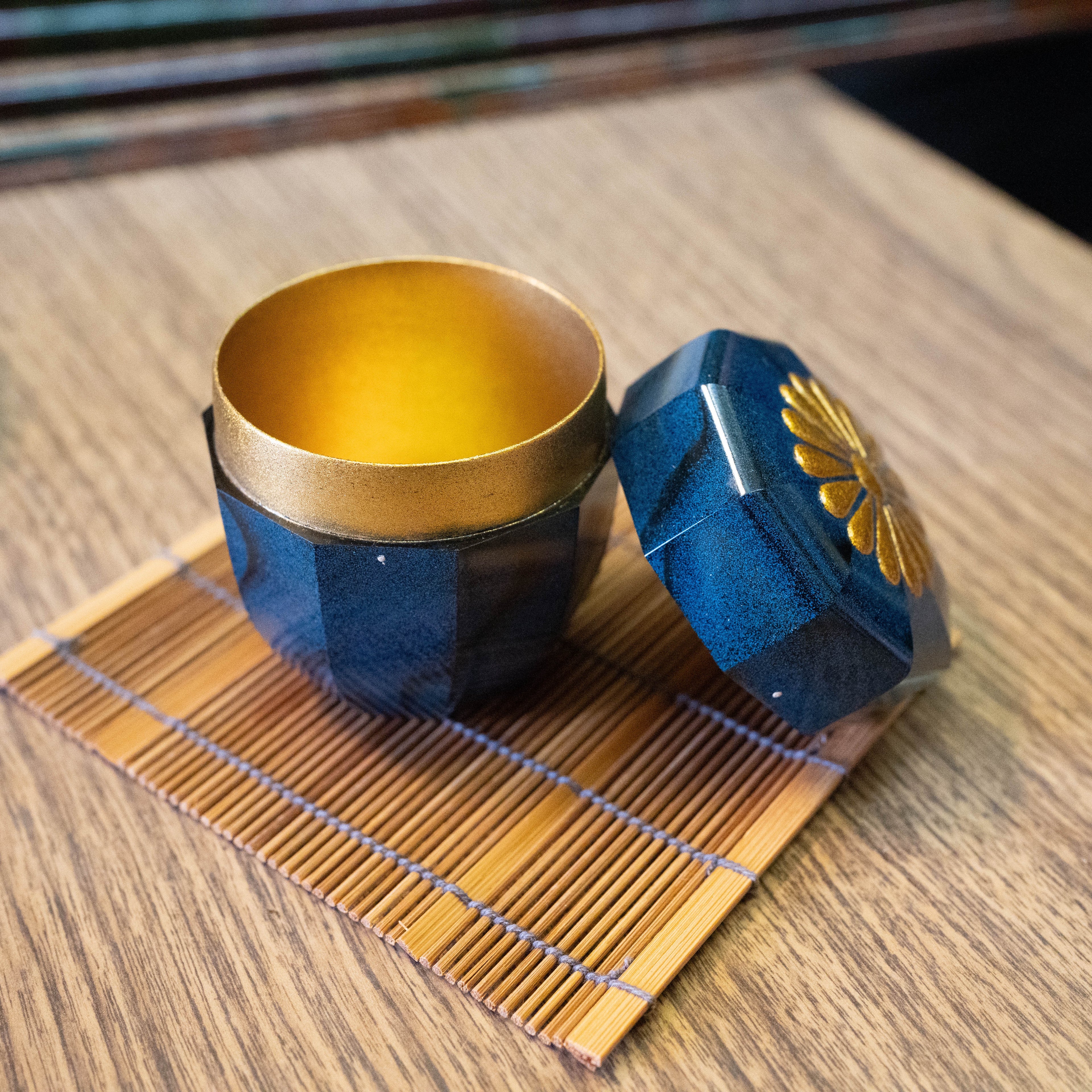 【一点もの】芯材から全て漆で固めた茶道具 仙台竿最後の竿師が作る「棗（なつめ）」