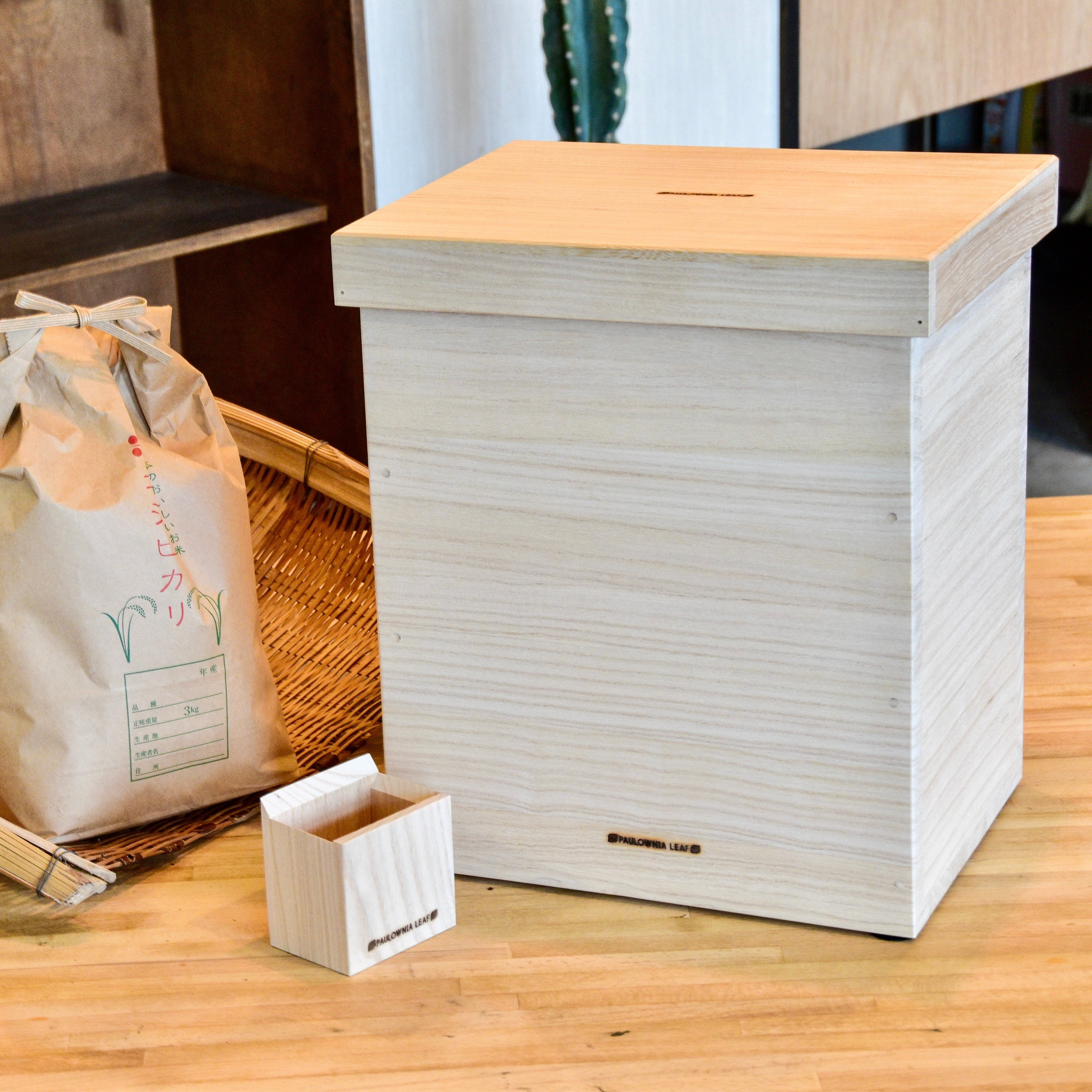 国産桐の米びつ 群馬最後の桐タンス屋が作る