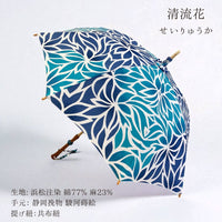 Kimono Remake Parasol: "JINSHIN - nico -", a traditional craft umbrella made by a 107-year-old established umbrella store in Shizuoka