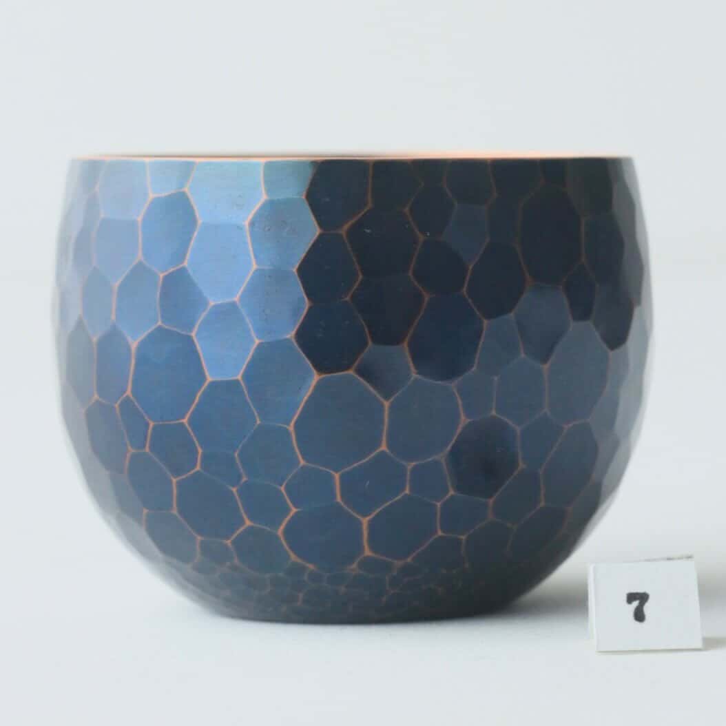 Forged sake cup