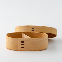 Akita "Koban" bento box made from domestic Akita cedar, approximately 100 years old