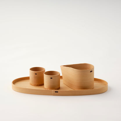 樹齢約100年 国産秋田杉の「酒器・ぐい呑」 秋田 曲げわっぱ