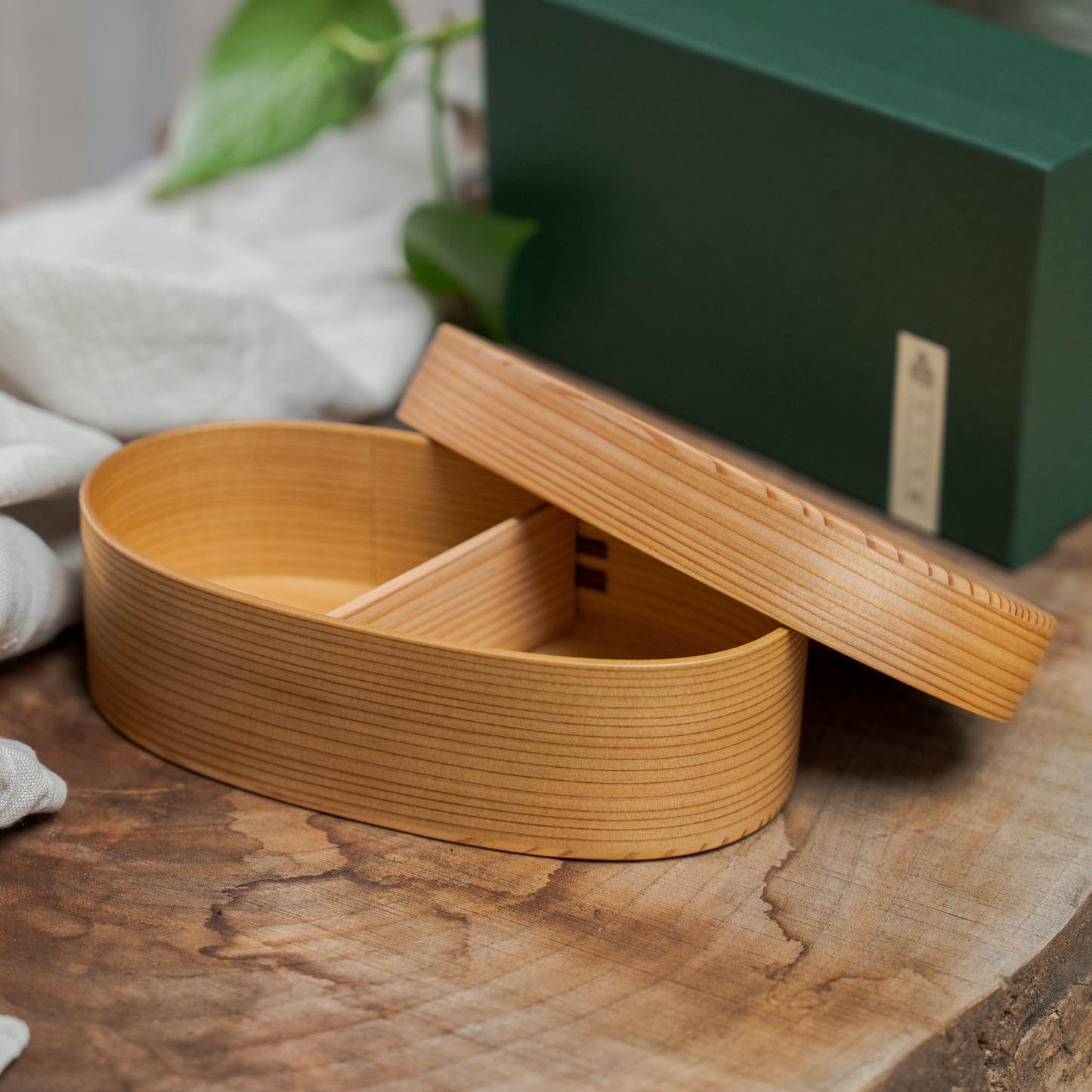 樹齢約100年 国産秋田杉の「こばん弁当箱」 秋田 曲げわっぱ