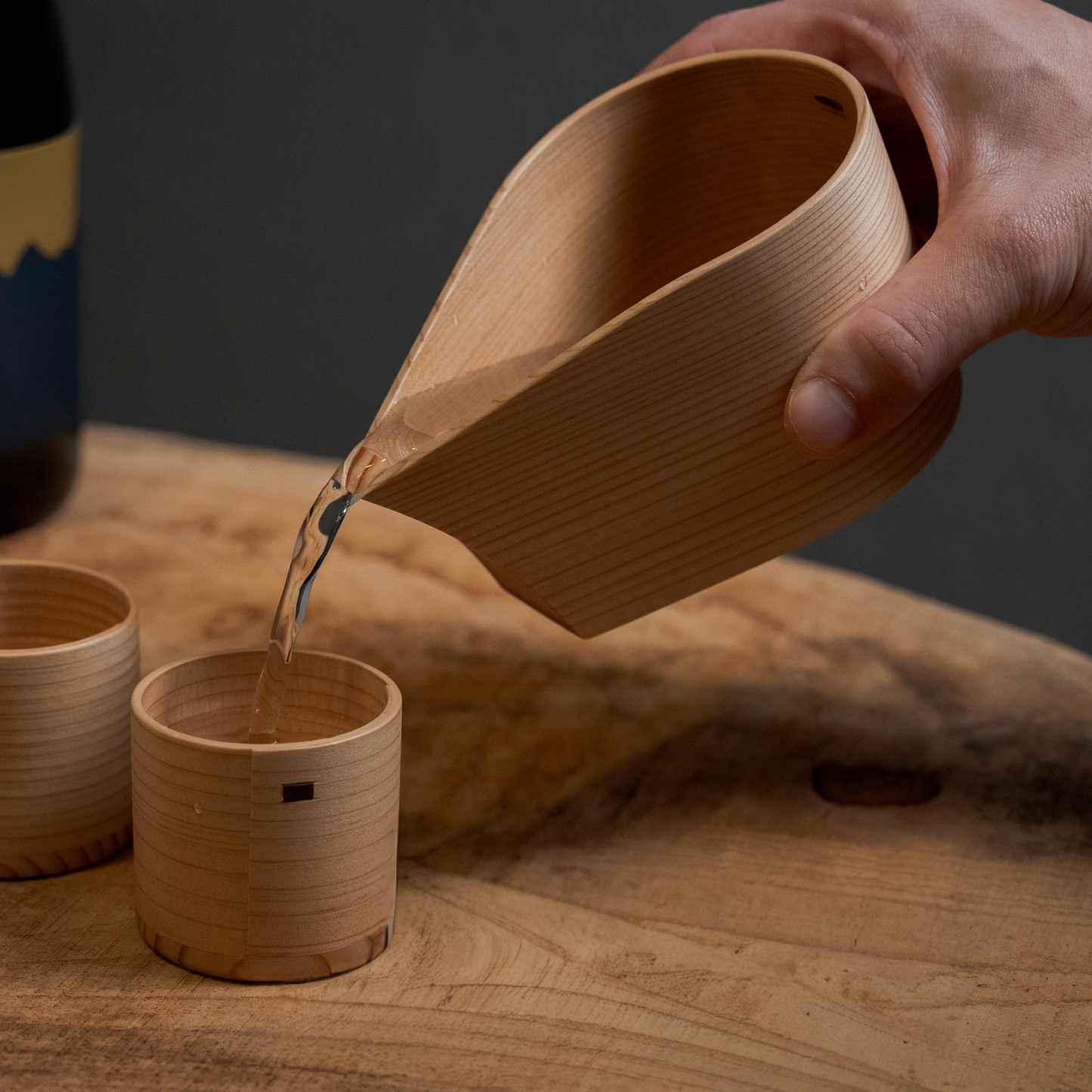 樹齢約100年 国産秋田杉の「酒器・ぐい呑」 秋田 曲げわっぱ