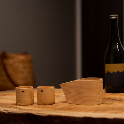 樹齢約100年 国産秋田杉の「酒器・ぐい呑」 秋田 曲げわっぱ