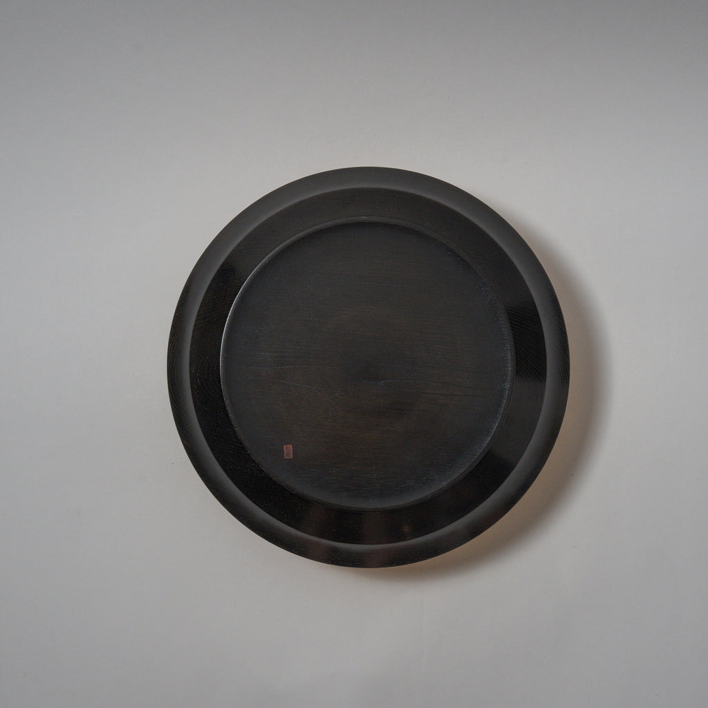 UNESCO Intangible Cultural Heritage Registered Rin Plate with Gold Leaf Edge, 36cm