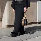 Kinsai Yuzen Kyoto Kimono x Denim Teardrop Bag