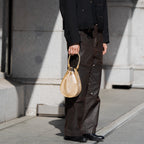 Kinsai Yuzen Kyoto Kimono x Denim Teardrop Bag