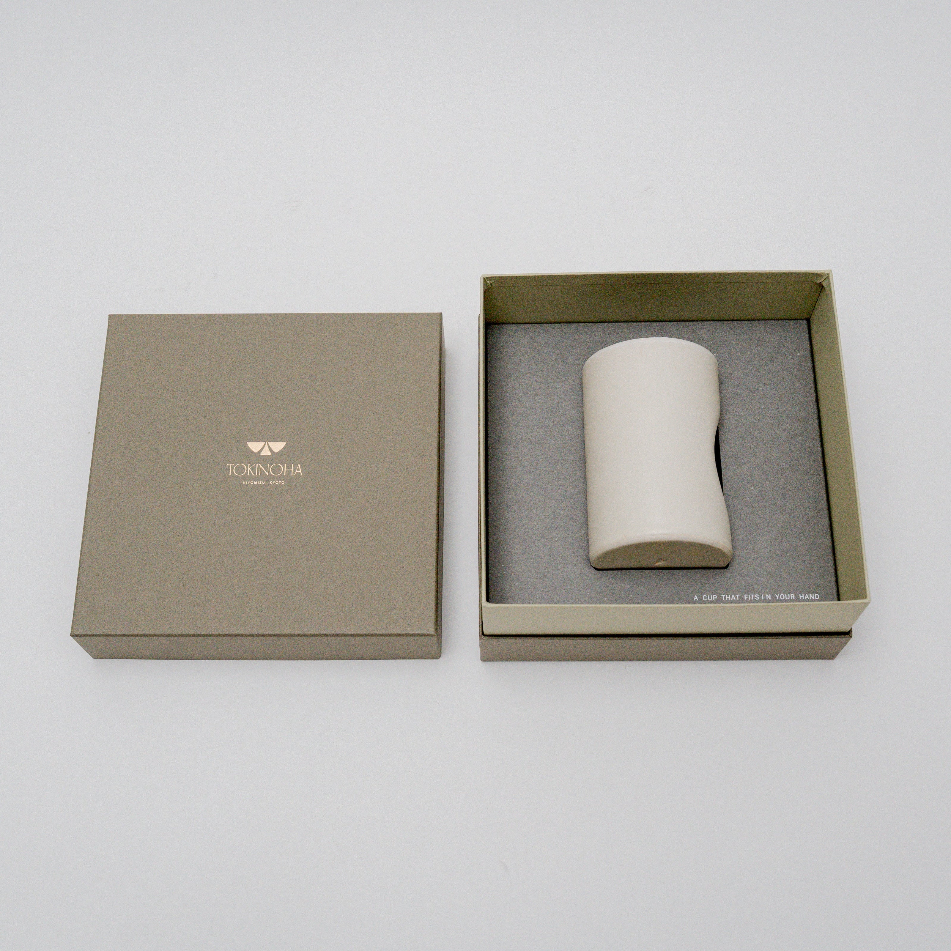 A cup that fits comfortably in your hand