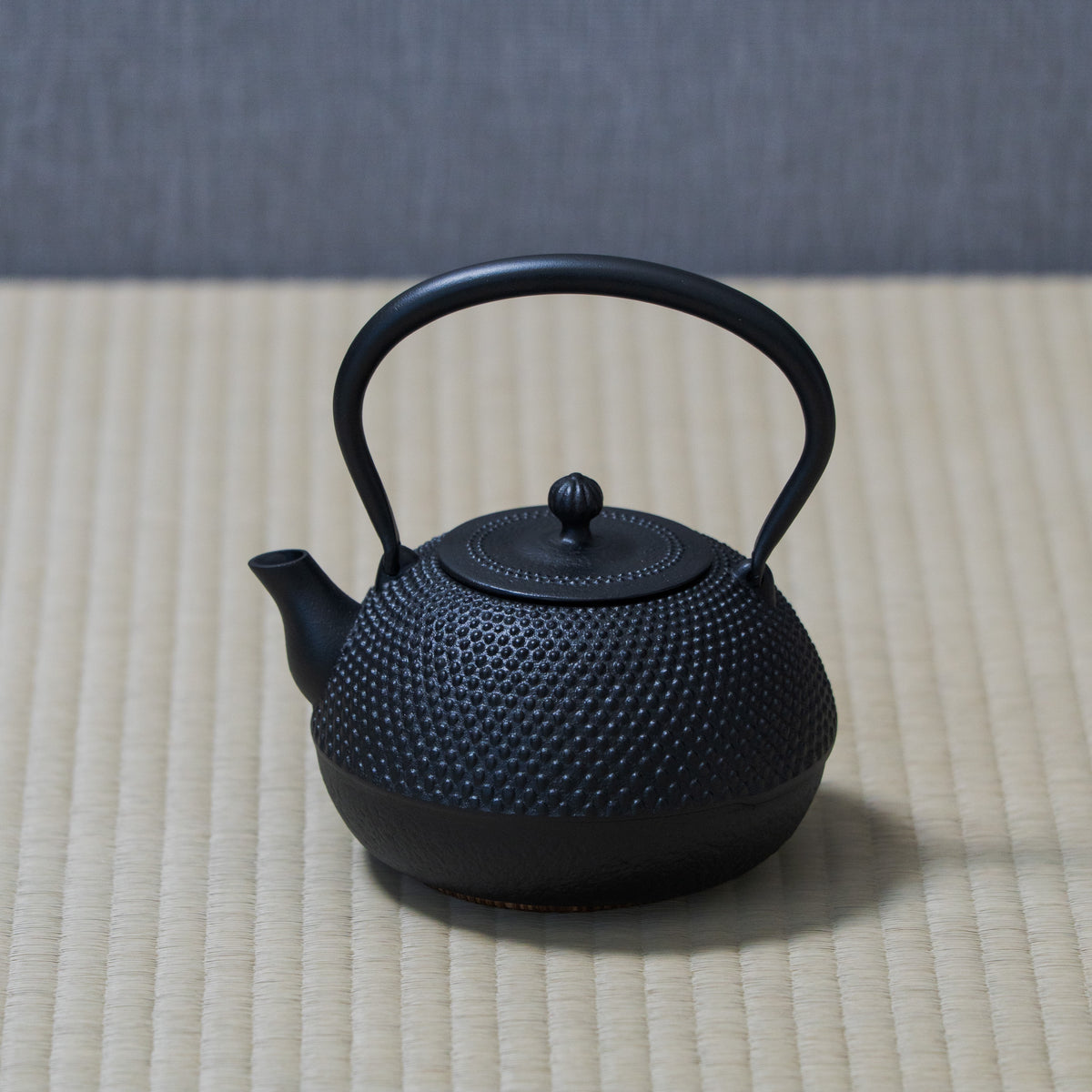 直火・IH対応 1848年創業「南部鉄器」 鉄分が取れる湯沸かし鉄瓶 平成丸あられ 1L
