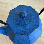 Induction-compatible 1848-established "Nambu Ironware" Iron-fortifying Kettle Miyabi Blue 1L