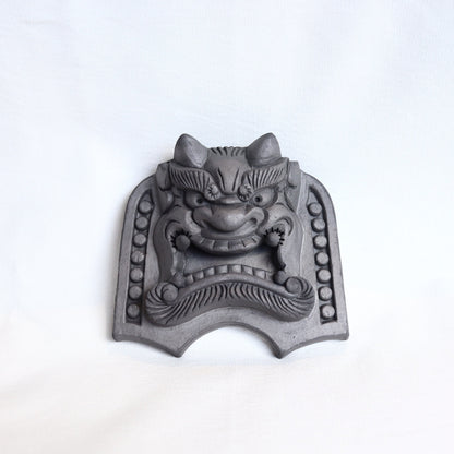 卓上鬼瓦【怒】七夕豪雨で消えた「清水の鬼瓦」