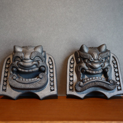 卓上鬼面< 笑 >七夕豪雨で消えた「清水の鬼瓦」