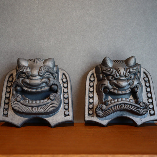 卓上鬼面 七夕豪雨で消えた「清水の鬼瓦」