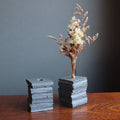Single-flower vase "Kiyomizu-gawara" made by the only female Onishi