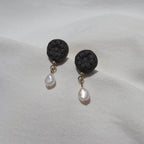 Tile x Pearl Pierced/Clip-on Earrings