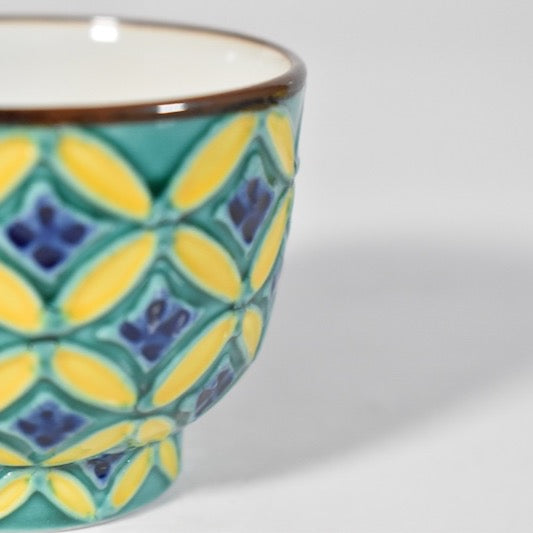 Kyoto Kiyomizu Ware: Kochi Shippo Sake Cup