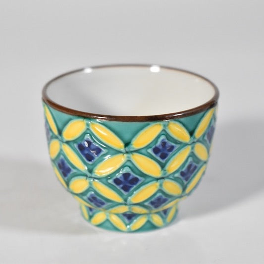 Kyoto Kiyomizu Ware: Kochi Shippo Sake Cup