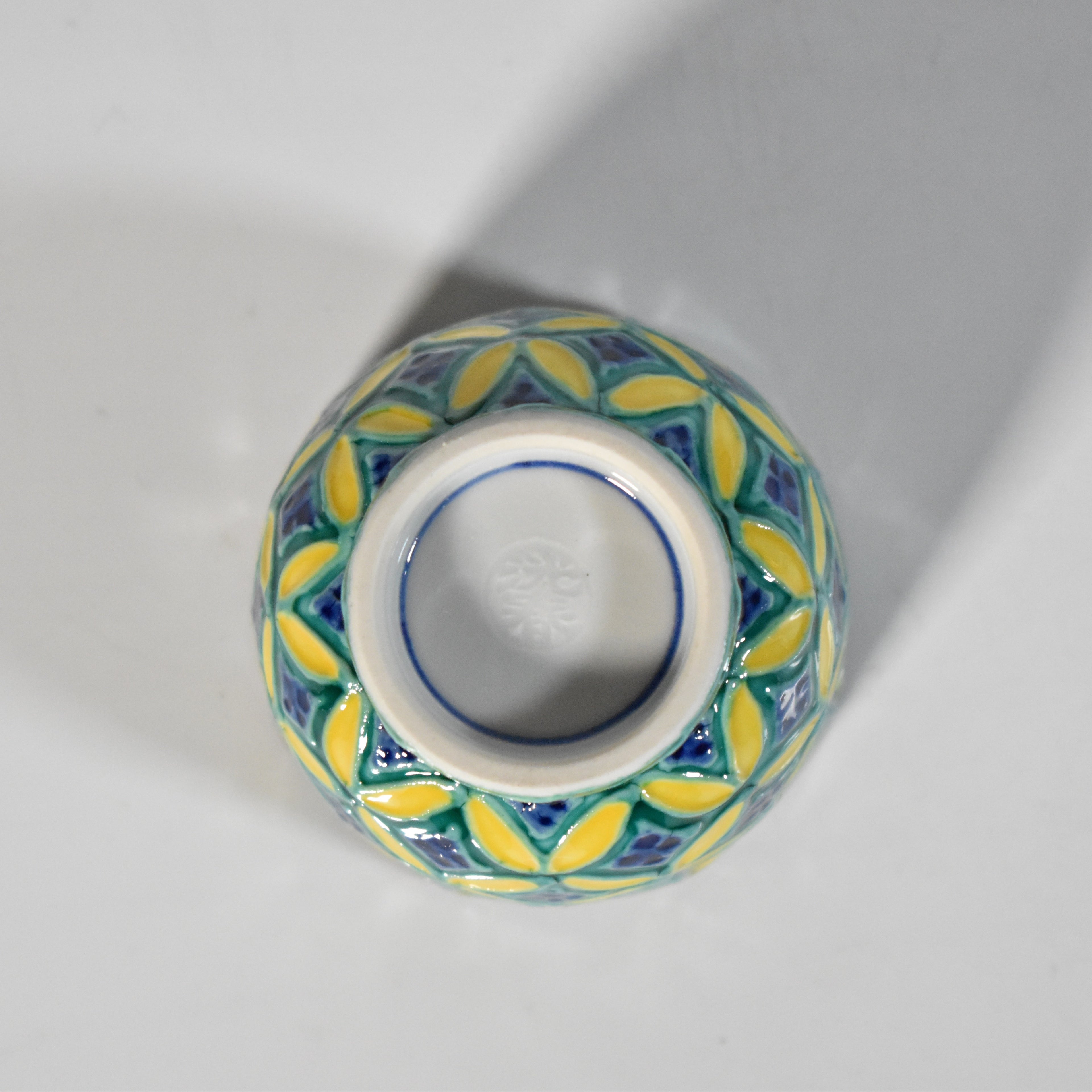 Kyoto Kiyomizu Ware: Kochi Shippo Sake Cup