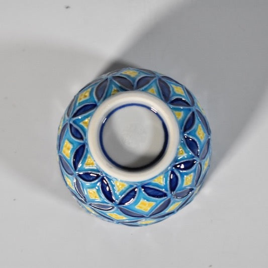 Kyoto Kiyomizu Ware: Kochi Shippo Sake Cup