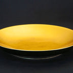 UNESCO Intangible Cultural Heritage Registered Rin Plate with Gold Leaf Edge, 36cm