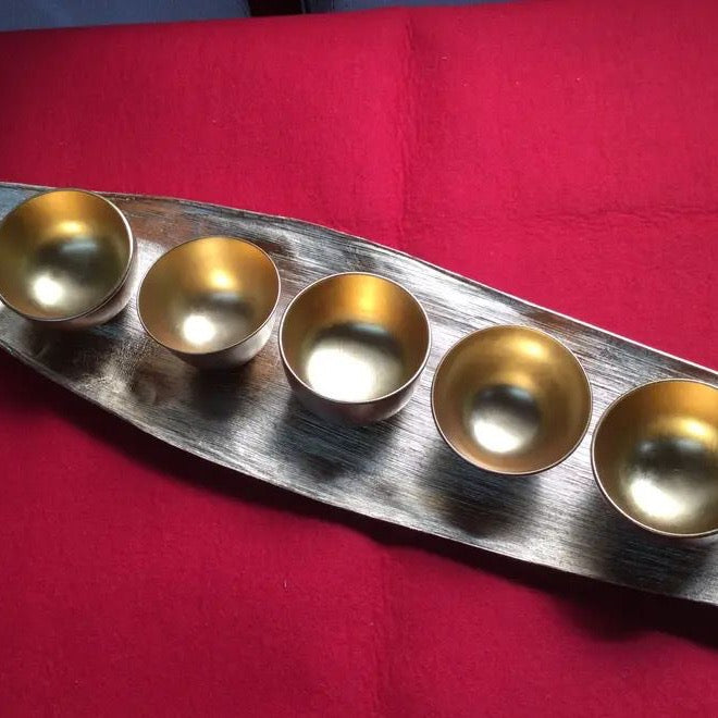 UNESCO Intangible Cultural Heritage Registration: Enzuke Gold Leaf Bamboo Bark Plate