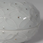 [Kyoto-Kiyomizu ware] White Itchin Accessory Case