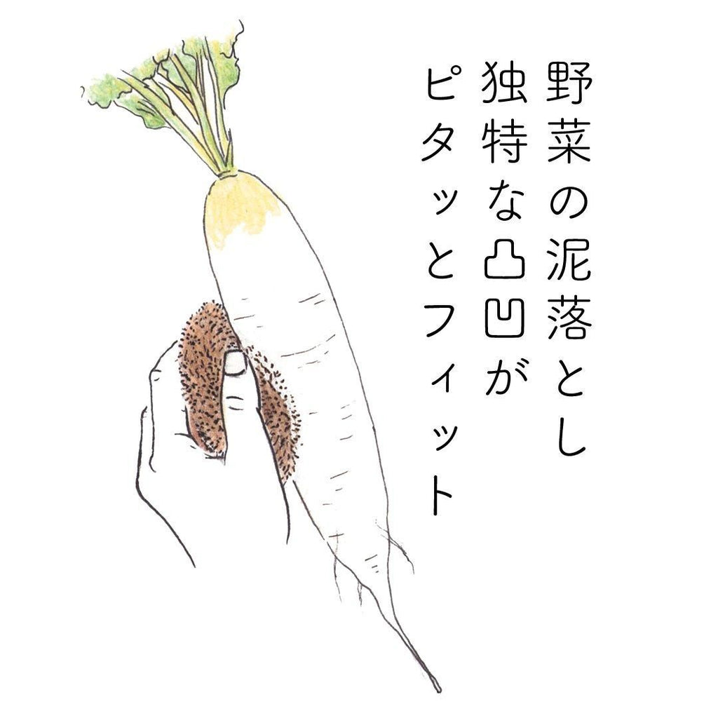 グッドデザイン賞受賞 食器・鍋・野菜も洗える「しゅろのやさしいたわし むすび」