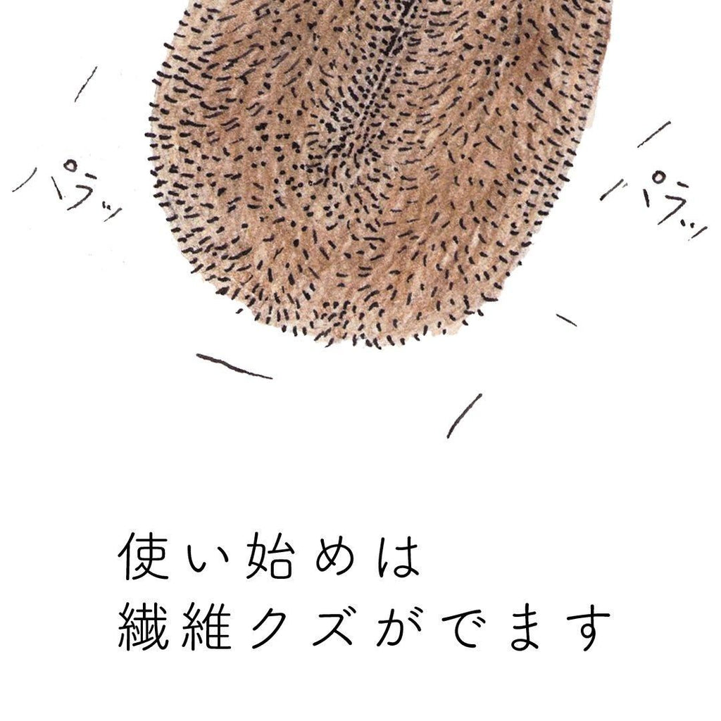 「しゅろのやさしいたわし」 からだ用 檜柄